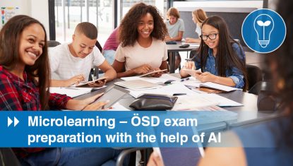 Exam preparation with the help of AI and microlearning.