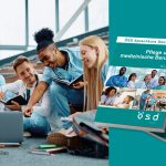 5 Auszubildende erweitern gerade ihre Sprachkompetenzen in der Pflege. Der ÖSD-Sprachkurs Deutsch Pflege und medizinische Berufe macht es möglich.